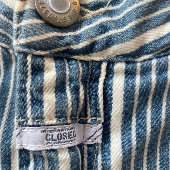 CLOSED Denim Jeans Blue and White Stripe size 26 - Picture 5 of 11
